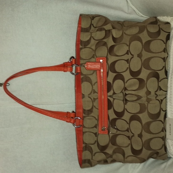 Coach XL Brown Shoulder bag - Picture 1 of 7